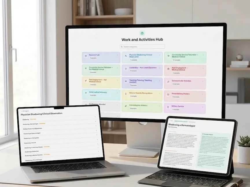 AMCAS-work-activities-hub