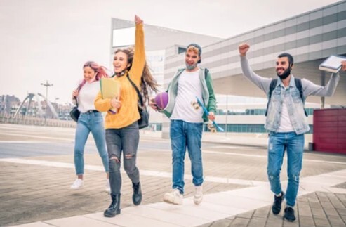 acc4 students rejoicing